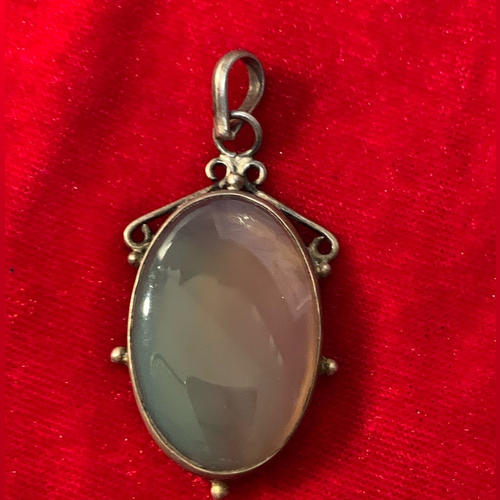 Vintage Chalcedony Pendant